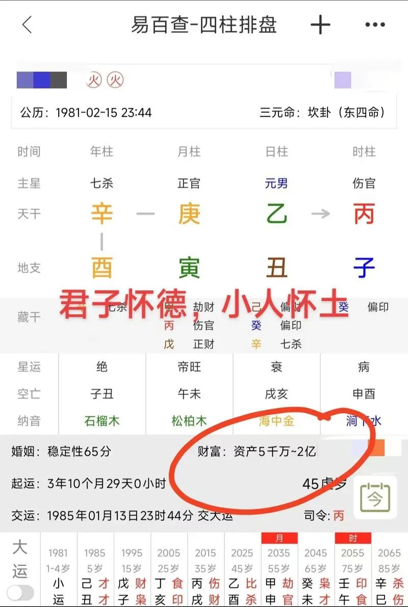 免费排八字算命排四柱_2