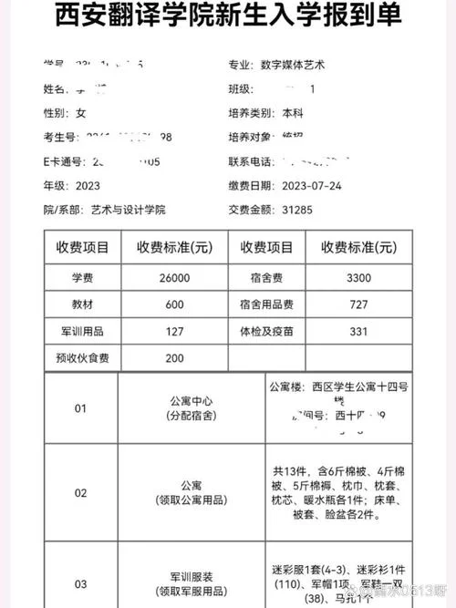西安翻译学院学费多少_1