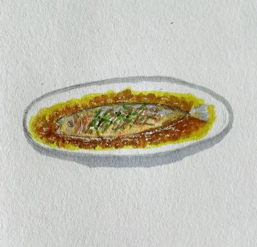 红烧鱼简笔画_2