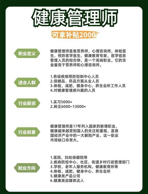 健康管理师资格考试报名条件_1