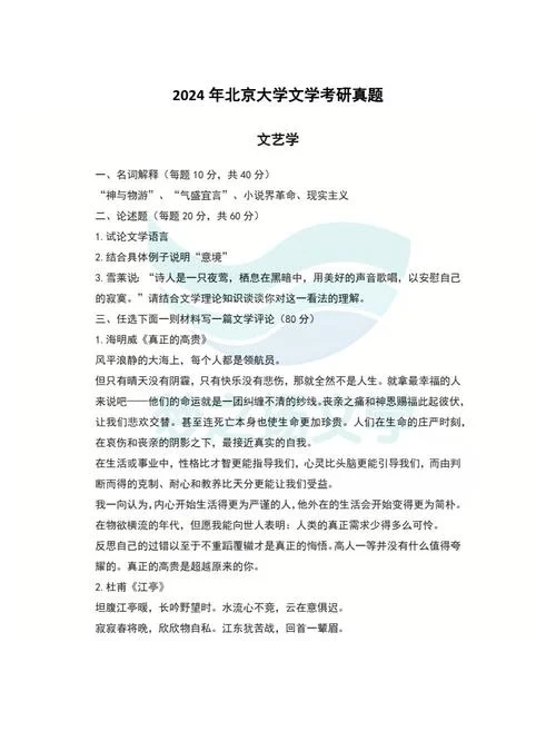 北京大学中国语言文学系考研_2