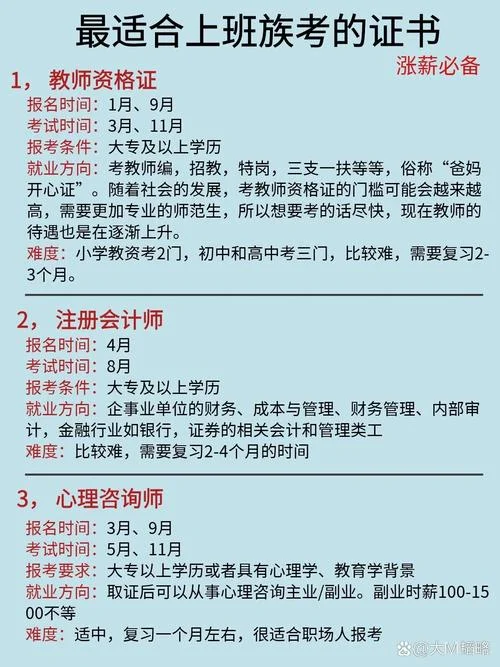 上班族可以报考什么_2