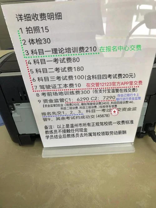 义乌驾校报名费_1