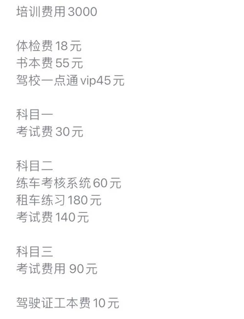 武汉驾照报名费用_1