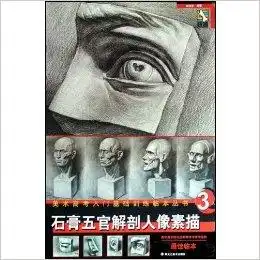 石膏五官解剖人像素描