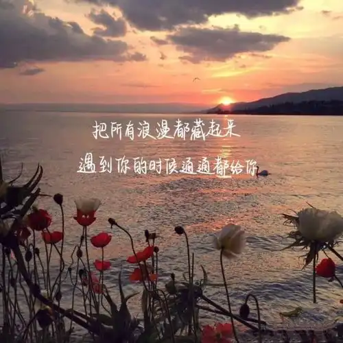陪你看日落的人,比日落本身更温柔
