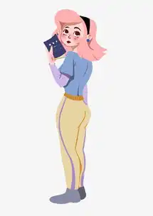 欧美时尚女孩卡通手绘插画图片素材psb格式下载其他大全