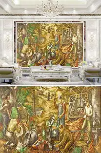 jpg工人油画jpg格式工人油画素材图片jpg工人油画设计模板我图网