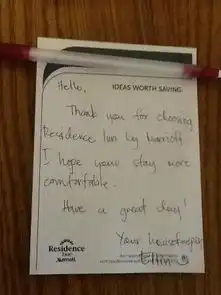 friendlynotefromhotelstaff.罗克福德罗克福德万豪原住饭店的图片
