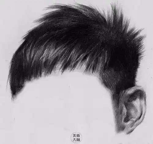 素描教学如何让你的素描头发看起来不死板粗糙有质感干货