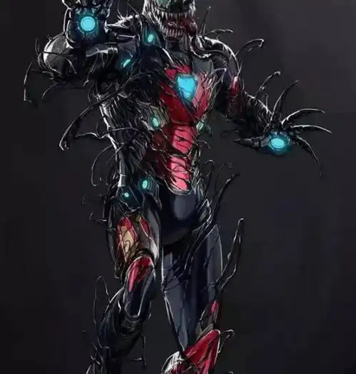 当毒液附身到超级英雄身上,寡姐超帅气,灭霸变丑了