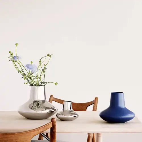 georgjensenkoppelhenningcollectionsteelvase22.6cm