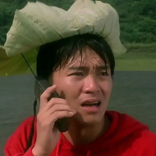 1990年,周星驰在山里上厕所,打电话向林雪求助,林雪这是你的问题