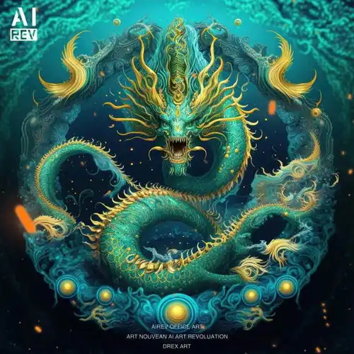 威武霸气的青龙