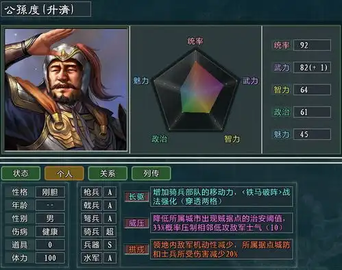 三国志11大浪淘沙游戏骑兵战力pk东北地区袁绍与双公孙争雄