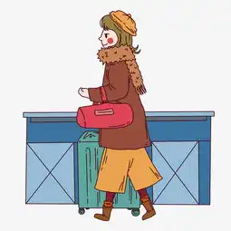 手绘春运回家人物插画图片素材其他格式下载动漫人物大全
