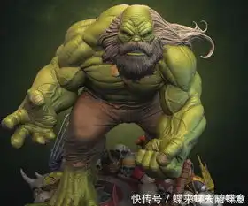 漫威超级英雄最霸气造型战尊浩克像花和尚,忍者钢铁侠深不可测
