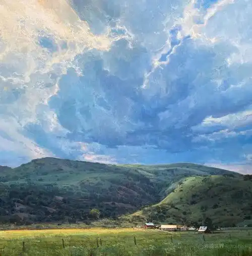 michaelalbrechtsen非常大气的风景油画