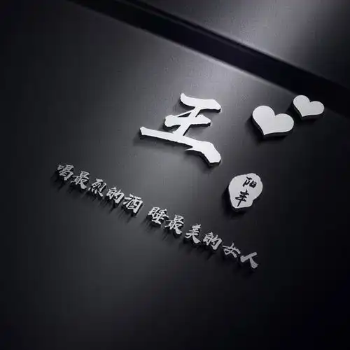 把你的头像换成大气个性3d签名头像,进来看看有没有你的姓氏