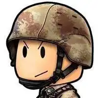 圆形卡通迷彩小兵头像向前走迷彩小兵仔头像图片