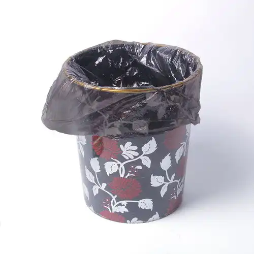 垃圾袋家用连卷加厚一次性批发黑色平口拉圾塑料袋酒店透明垃圾袋