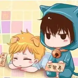 求男蠢萌的动漫qq头像