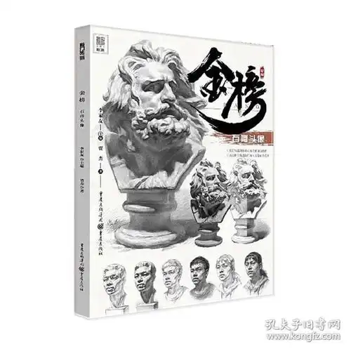 金榜石膏头像2020敲门砖贾杰李家友素描基础形体五官照片大关系