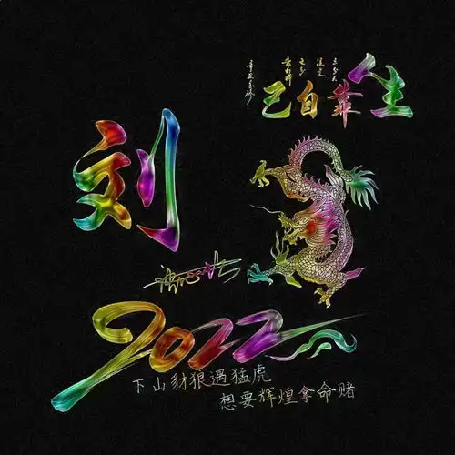 2022你的微信头像该换了,虎年炫彩生肖个性签名头像,请查收带走