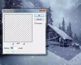 打造冬季雪景合成效果