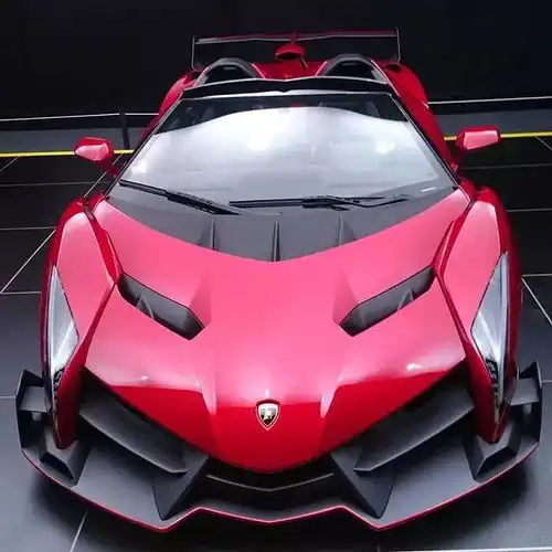 红色毒药兰博基尼venenoroadster红色辣马法拉利laferrari
