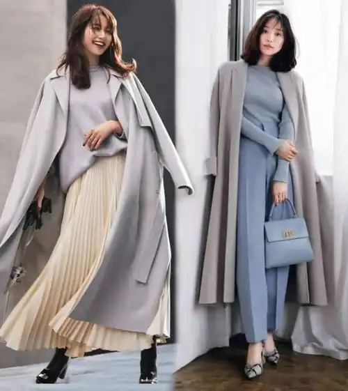 气质女神穿灰色,满屏高级轻熟风,会是你喜欢的style吗