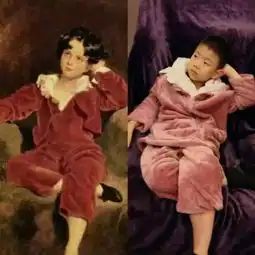 脑洞大开小学生世界名画模仿秀
