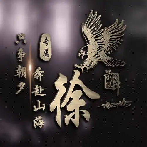 2022你的微信头像该换了,45张3d大展宏图连笔签名头像,有你的吗