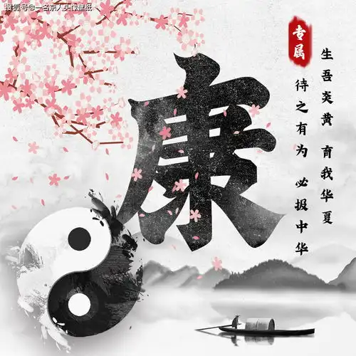 中国风姓氏头像来袭,24张太极黑白风格,打造你的专属标志