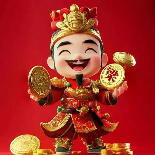 财神爷送财富精美百家姓图片分享