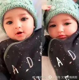 别人家的宝宝出生自带美颜的她成最小网红