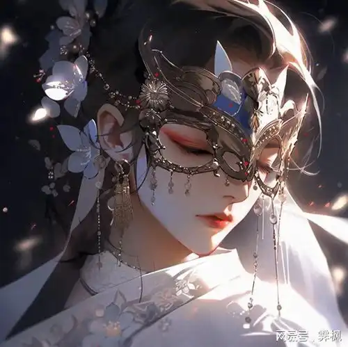 古风女子头像,花开有落时,人生容易老