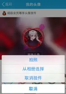 qq头像挂件怎么取消