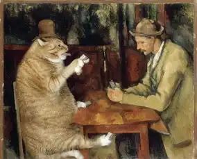 把肥猫塞进世界名画