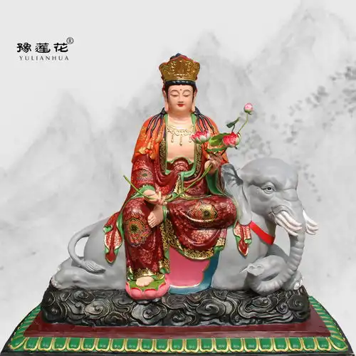 释迦三尊佛像摆放顺序释迦如来主尊左右两胁侍则文殊普贤二菩萨佛像