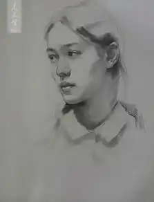 素描1转载自美术生蒋铭科人物画