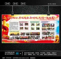 党建照片展板