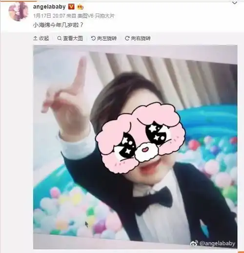 杨颖自述小海绵更黏黄晓明,开口后一直说爸爸