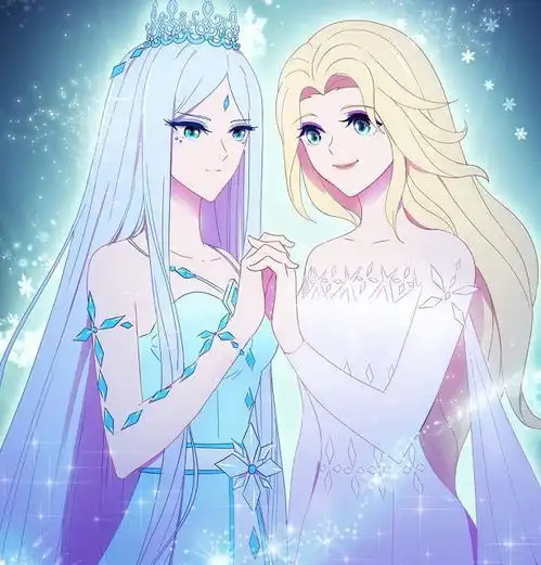 当迪士尼碰上了叶罗丽,西方有冰雪美人艾莎,东方有冰公主