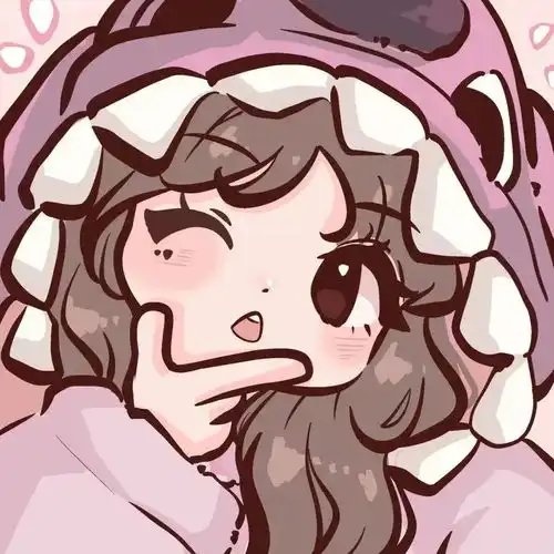 情侣头像粉色系一男一女可爱动漫cp情头一对