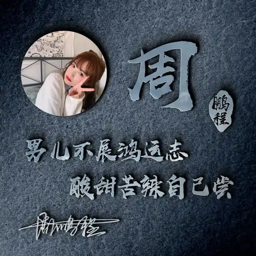 用你的名字做微信头像,3d美观大气商务签名头像,喜欢请带走