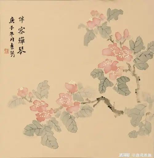 赵素芳画作淡雅唯美,花香盈袖,诗韵流淌