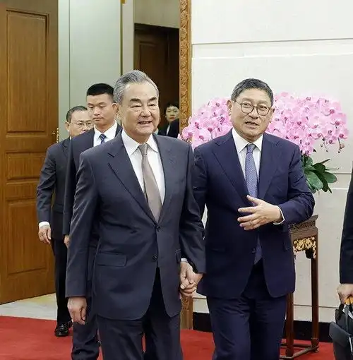 王毅同柬埔寨副首相兼外交大臣宋金达会谈