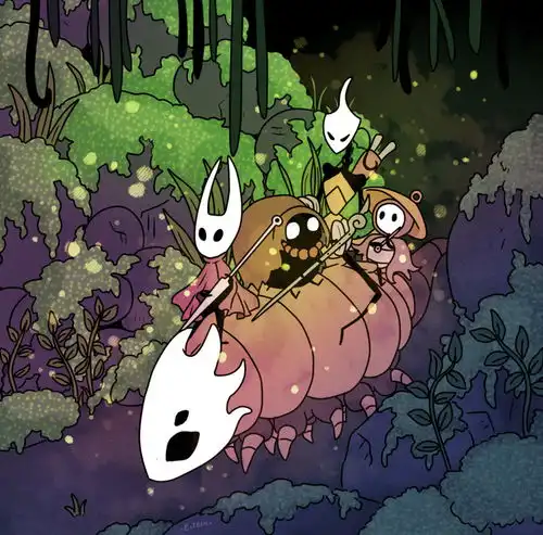 空洞骑士丝之歌情报更新两周年同人图分享