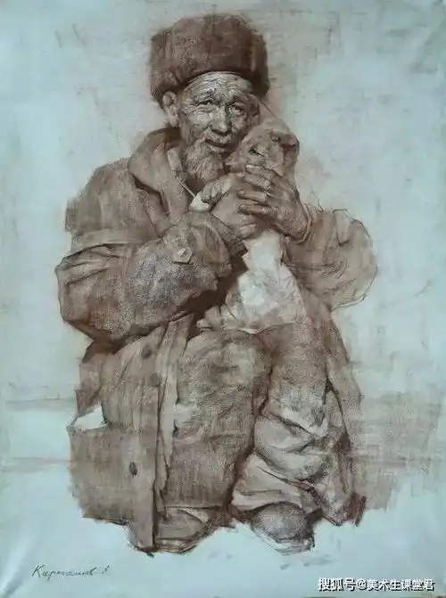 他是一个不可多得的天才艺术家看完他的素描你会下笔如有神